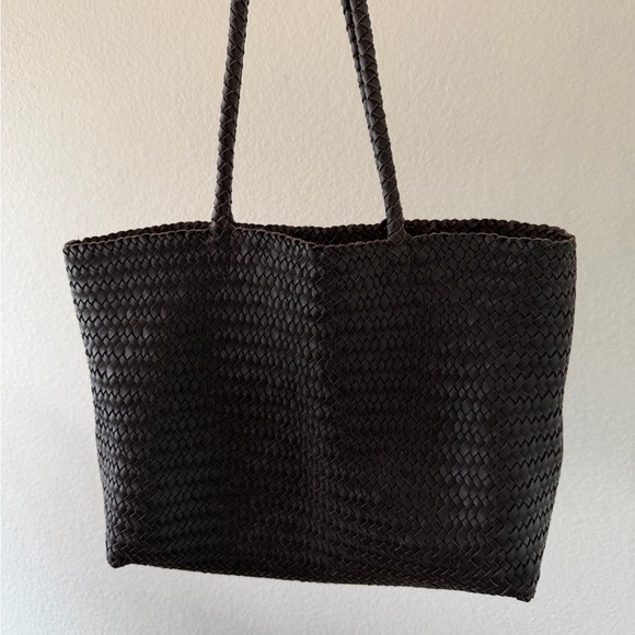 Madewell Handbags - Madewell Woven Tote - Coffee Bean